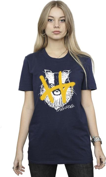 Image du produit - T-shirt HUFFLEPUFF POP SPRAY - Femme (S)