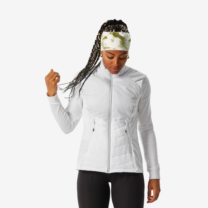 Actual product image Inovik Women's cross-country skiing waistcoat - 500 white (L)