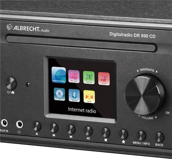 Produktbild Albrecht Dr 890 (Internetradio, DAB+, Bluetooth, WLAN)