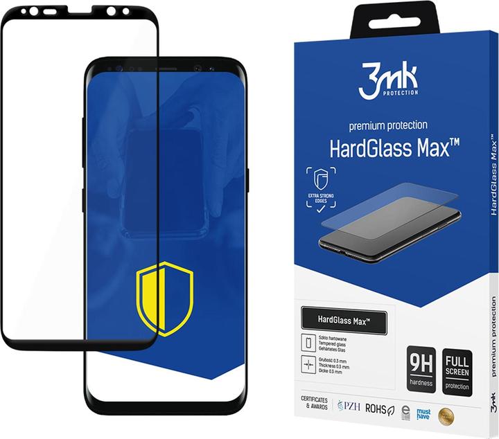 Immagine prodotto 3MK Protettore di schermo Hardglass Max (1 Pezzo/i, Samsung Galaxy S8+)