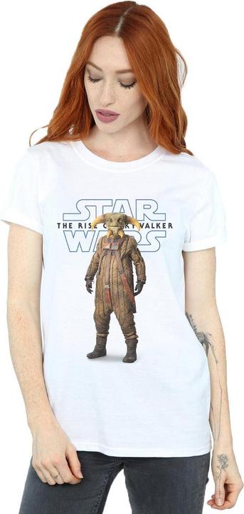 Actual product image Star Wars Womens/Ladies The Rise Of Skywalker Boolio Cotton Boyfriend T-Shirt (XL)