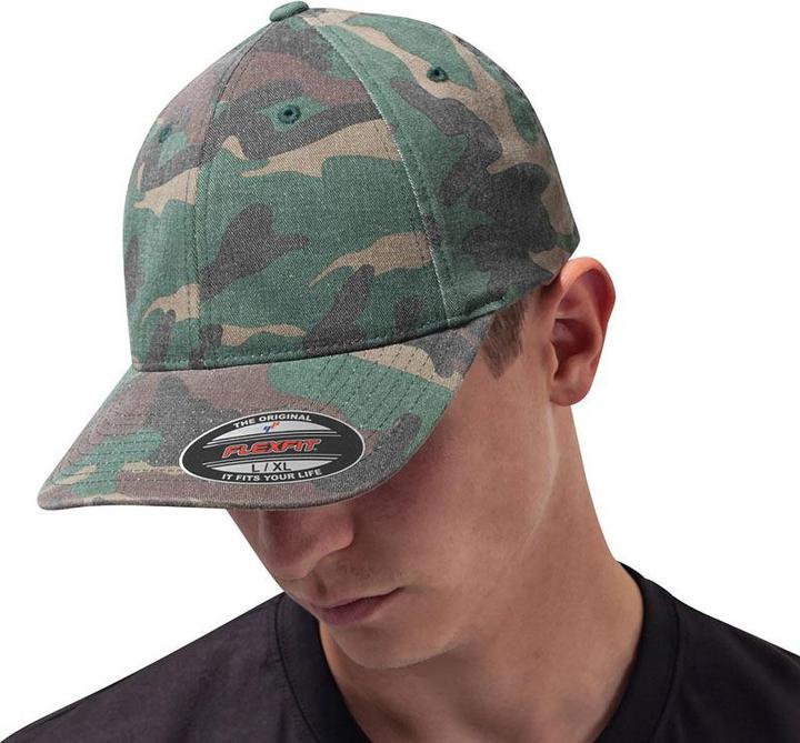 Produktbild Flexfit Camo Baseball Kappe (XL)