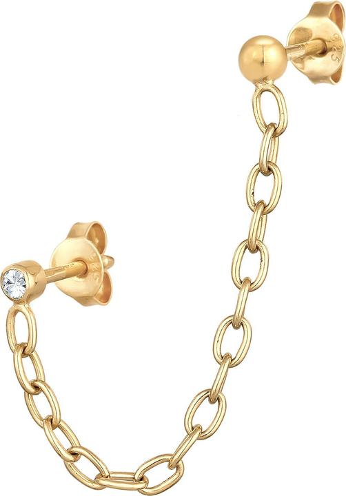 Elli Ear Chain (Glaskristall, 925er Sterling Silber)