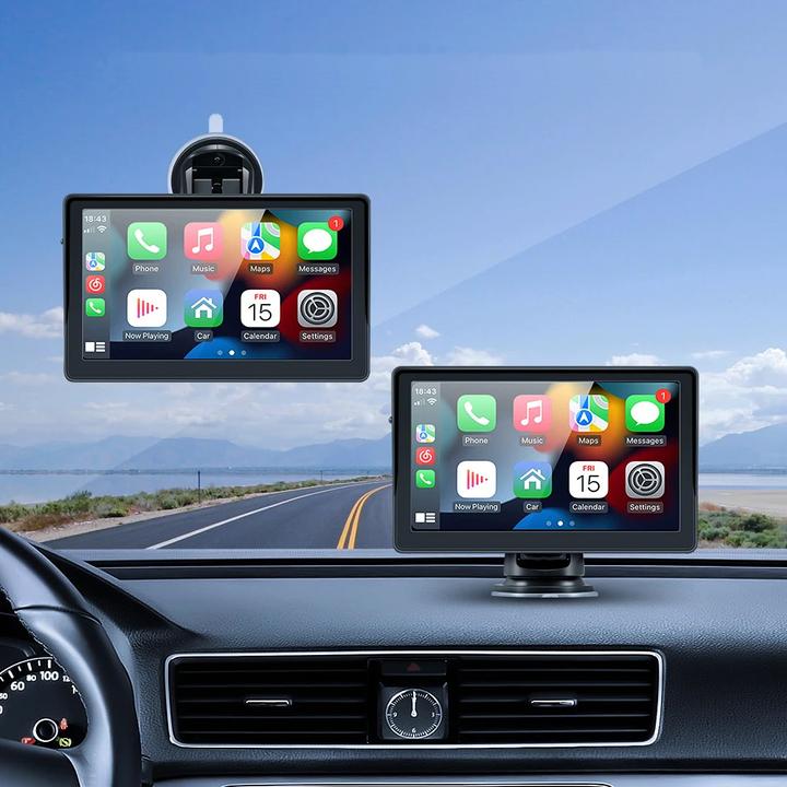 Actual product image Novidarte Wireless Carplay für Auto 7.1 Zoll (Android car, Apple Carplay)