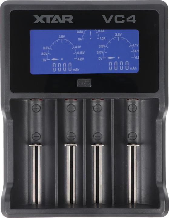 Immagine prodotto AccuCell Batteria Panasonic 18650 agli ioni di litio e caricatore rapido 4x agli ioni di litio (1 pz., 18650, 3400 mAh, Batteria + Caricabatterie)