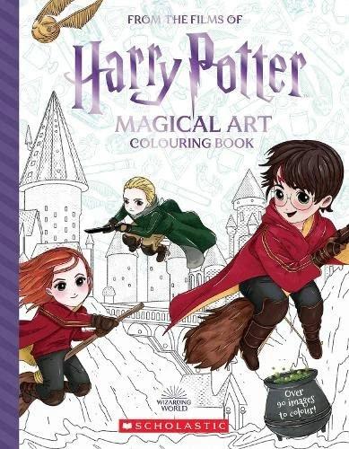 Produktbild Harry Potter: Magical Art Colouring Book (Englisch, Cala Spinner, Violet Tobacco, 2022)