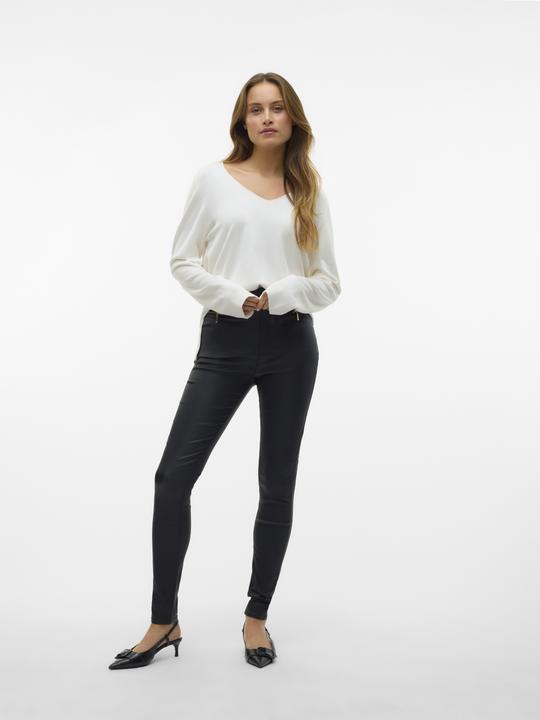 Produktbild Vero Moda Vmloa Hr Skinny Coated Zipper Pant Exc Hose (32)