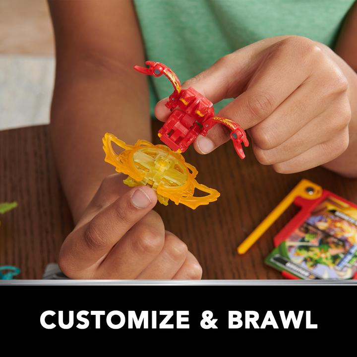 Actual product image Bakugan - Battle 5-Pack Special Attack - Bruiser x Dragonoid x Hammerhead x Nillious - spinning actiefigure