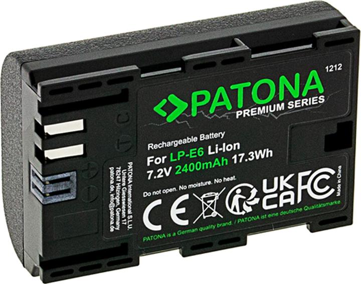 Actual product image Patona Lp-E6 (Rechargeable battery)