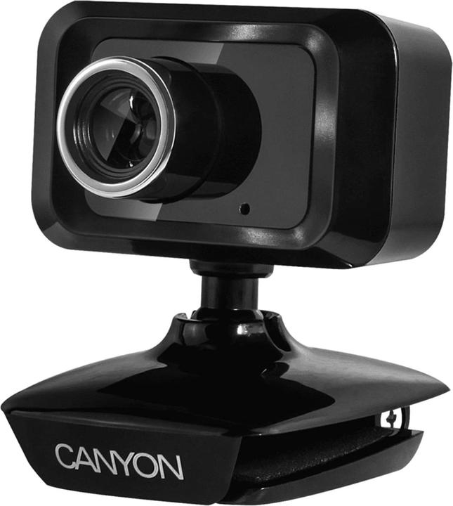 Canyon CNE-CWC1 - 1,3 MP - 1600 x 1200 pixels - 30 ips - USB 2.0 - noir - clip/broche (1.30 Mpx)