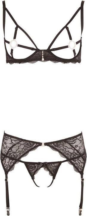 Immagine prodotto Abierta Fina Set di bretelle in pizzo 3 pezzi (XL)