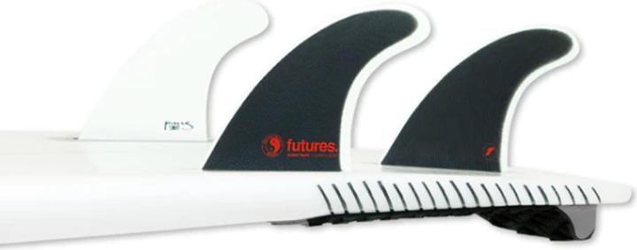 Actual product image Futures Thruster Fin Set Glenn Pang Fibreglass L