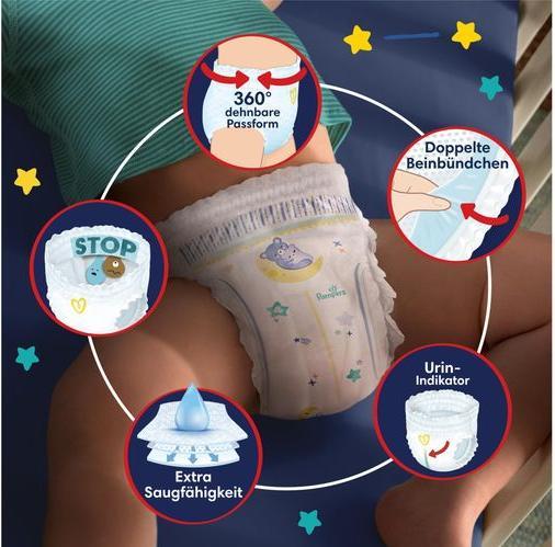 Produktbild Pampers Baby-Dry Night Pants (Gr. 5, Monatsbox, 160 Stück)
