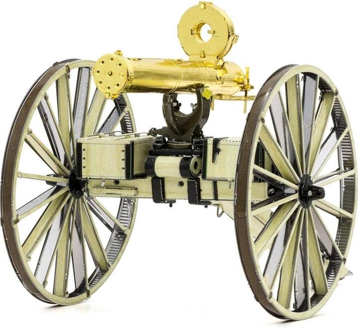 Actual product image Metal Earth Wild West Gatling Gun