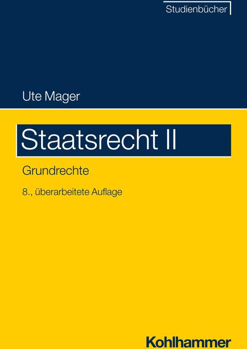 Produktbild Mager:Staatsrecht II (Deutsch, Ute Mager, 2024)