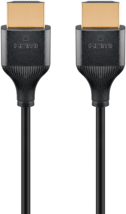 Productafbeelding Goobay Slanke HDMI-kabel met hoge snelheid en ethernet (2 m, HDMI)