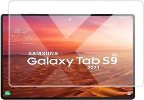 Actual product image Evelatus Galaxy TAB S9 Plus 3x strong 0.33mm Flat Clear Glass Anti-Static (1 Piece, Galaxy Tab S9 Plus)