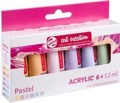 Produktbild Royal Talens Talens Art Creation Acrylfarben-Set Pastell, 6x12ml (multicolour, 72 ml)