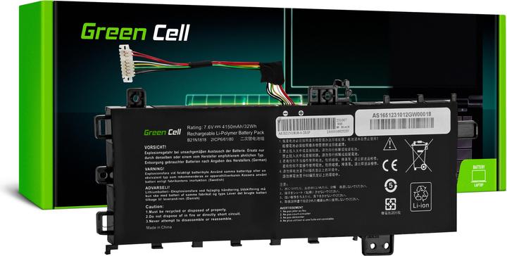 Actual product image GreenCell Laptop Battery for Asus VivoBook 15 A512 A512DA - 4150,Ah (4150 mAh)