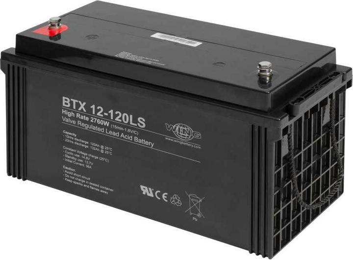 Produktbild XCell Wing BTX12-120LS 12V 126,2Ah high rate hochstromfähig Bleiakku AGM Blei Gel Akku (12 V, 126.20 Ah)