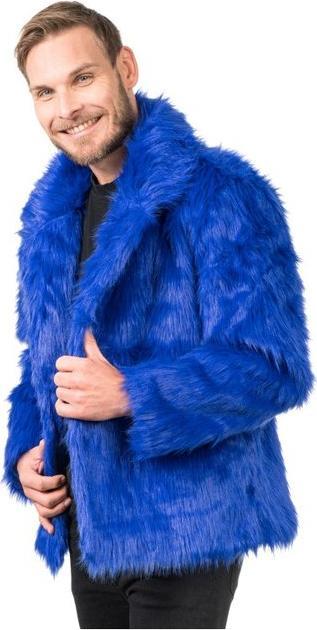 Produktbild Chaks Jacke - Kunstfell: Blau (L)