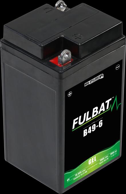 Image du produit Fulbat Batterie moto gel B49/6 (3MO1) 6V 10Ah (6 V, 10 Ah)