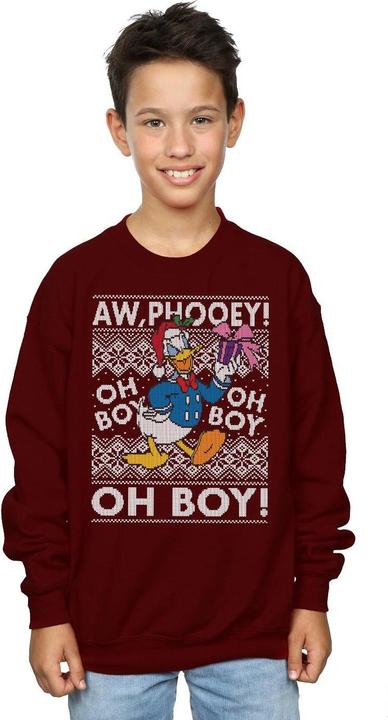 Immagine prodotto Disney Donald Duck Christmas Fair Isle Felpa Ragazzi (128)