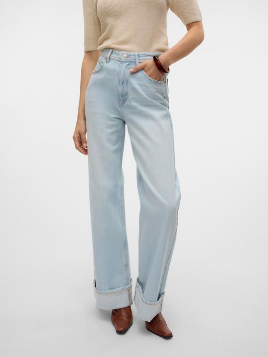 Actual product image Vero Moda VMKATHY Super High Rise Weiter Beinschnitt Jeans Weit geschnitten (W29/L30)