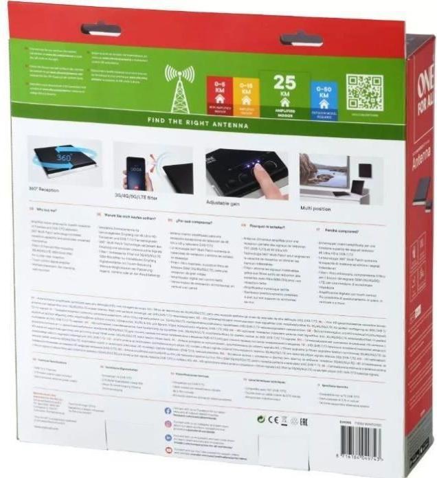 Actual product image One for All Full HD Indoor Antenna (Flat antenna, DVB-T / -T2)