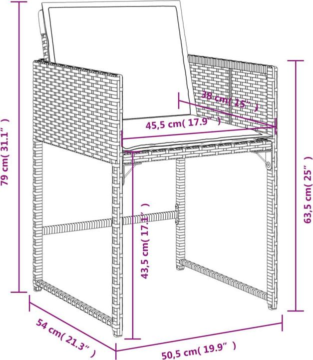 Actual product image VidaXL Hollfeld (106 cm)