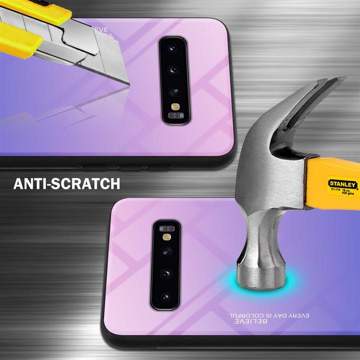 Produktbild Cadorabo TPU 2 Farben Glas Cover (Samsung Galaxy S10)