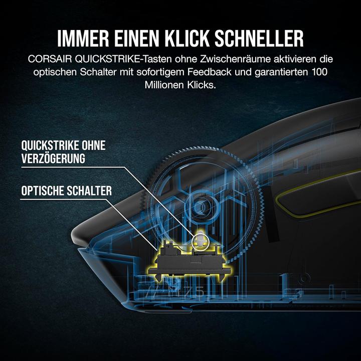 Produktbild Corsair M75 (Kabellos, Kabelgebunden)