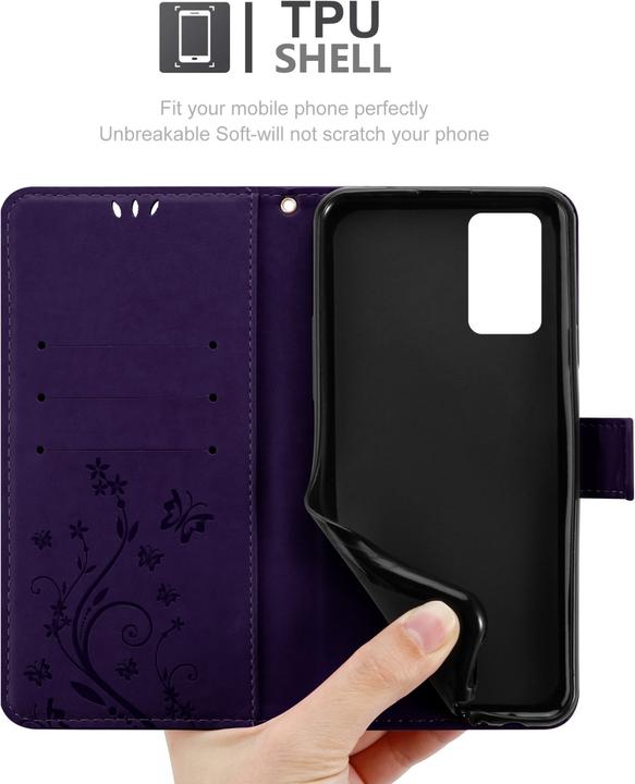 Productafbeelding Cadorabo Bloem Boek hoesje voor Realme GT / GT Neo 2T / Q3 PRO (Realme GT Neo 2T, Realme Q3 Pro 5G)