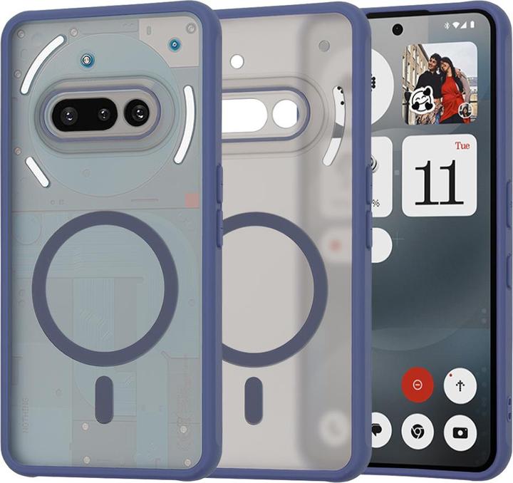 Produktbild Techsuit - HaloFrost MagSafe Series - Nothing Phone (3a) - Deep Blue (Nothing Phone (3a) Pro)