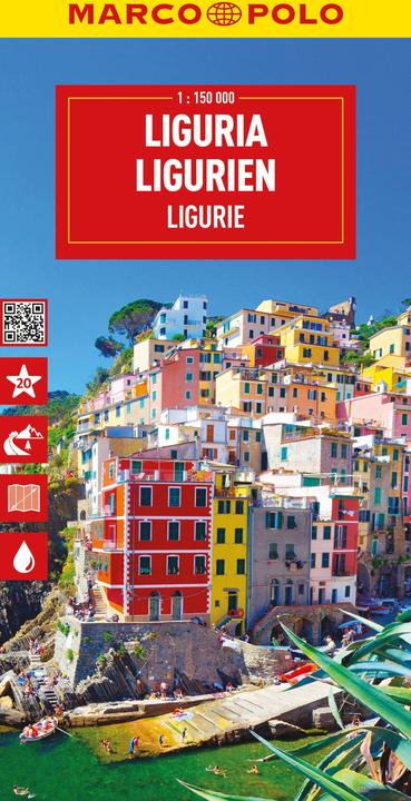Image du produit Carte de voyage Italie 05 Ligurie 1:150.000