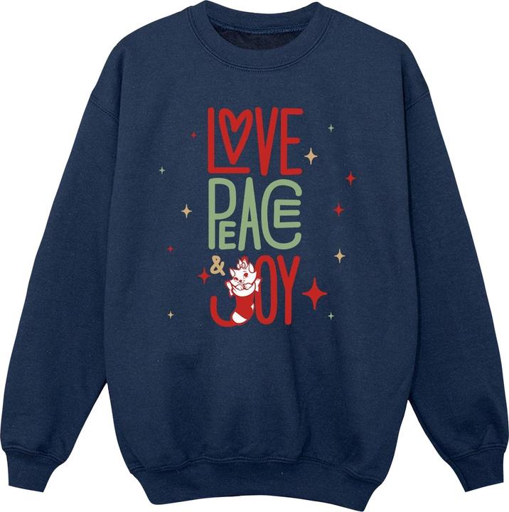 Disney The Aristocats Marie Love Peace Joy Sweatshirt Mädchen