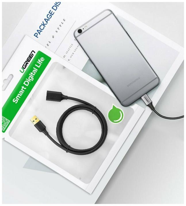 Actual product image Ugreen USB A — USB A (2 m, USB 3.0)