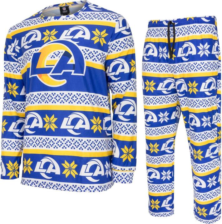 Produktbild Foco NFL Winter XMAS Pyjama Schlafanzug Los Angeles Rams - L (L)