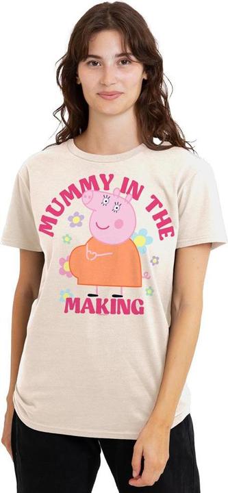 Actual product image Peppa Pig Unisex Adult Mummy In The Making Mummy Pig T-Shirt (XXL)