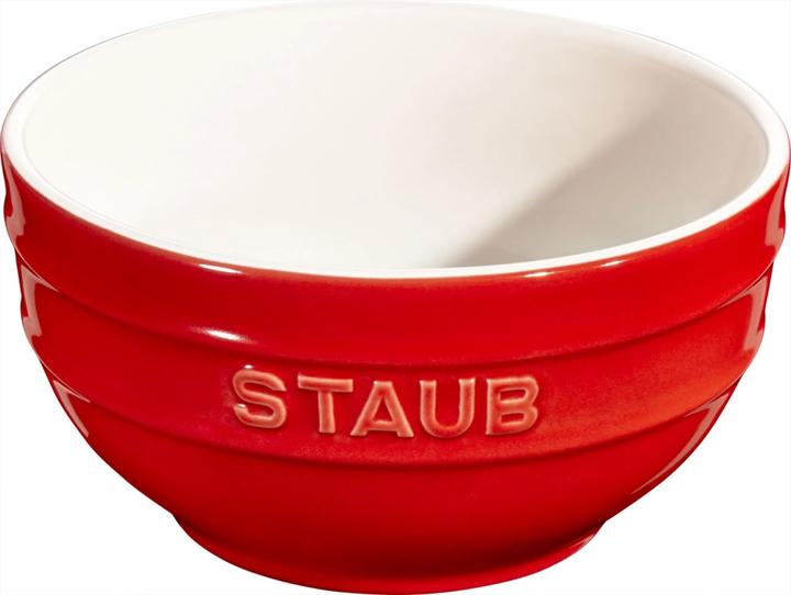 Staub Keramik Schüssel, Kirschrot rund 0.7l / Ø14 cm (14 cm, 0.70 l, 1 x)