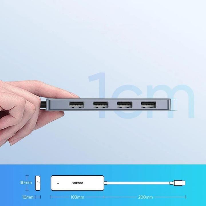 Actual product image Ugreen CM219 (USB-C, 4 Ports)