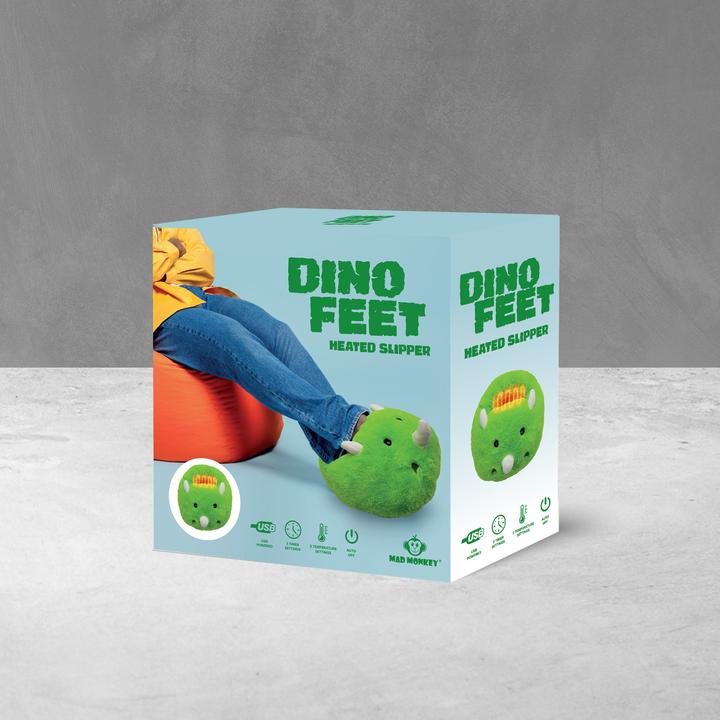 Produktbild Mad Monkey Elektrische Fusswärmer im Dino Design
