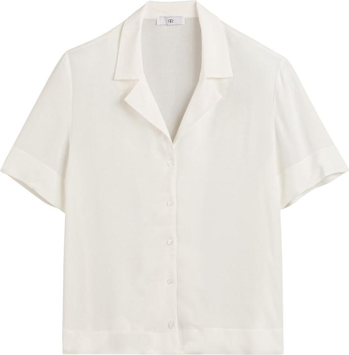Produktbild La Redoute Collections Kurzärmelige Bluse mit Reverskragen (42)