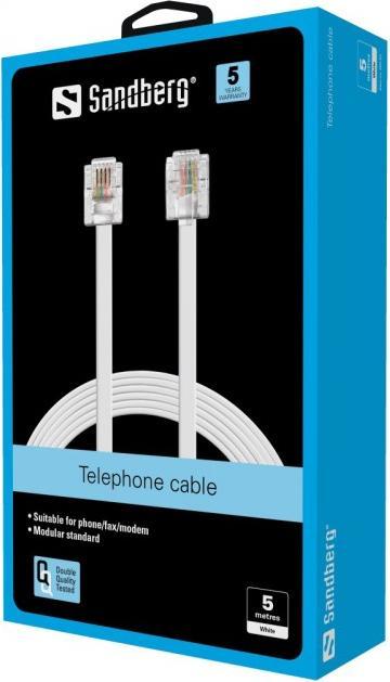 Actual product image Sandberg RJ11-RJ11