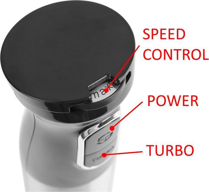 Immagine prodotto Emerio HB-132381 Frullatore a mano 1000 W Senza BPA, regolazione continua della velocità