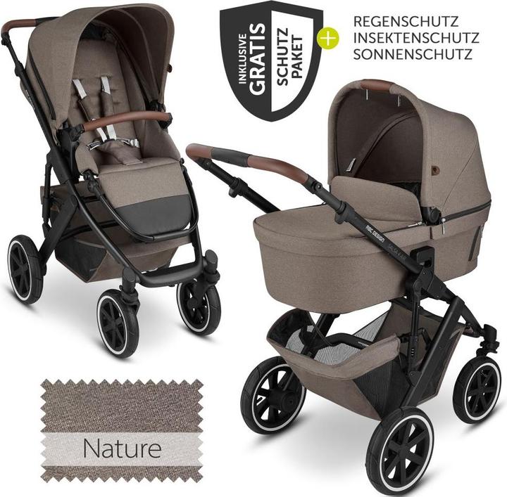 Produktbild ABC Design Kombikinderwagen Kombi-Kinderwagen Salsa 4 Air - inkl. Babywanne &