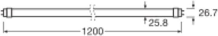 Actual product image Ledvance LED tube (G13, 13.50 W, 1890 lm, 1 x, D)