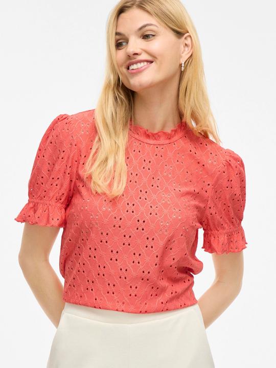 Produktbild Vila Besticktes Oberteil mit kurzen Ärmeln (XL)
