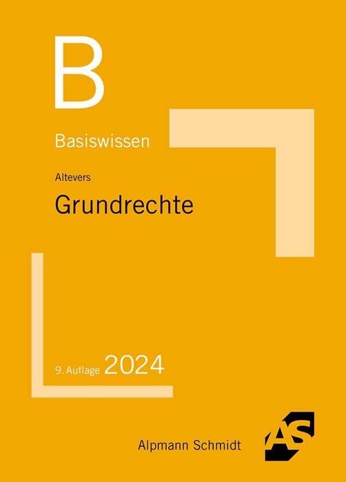 Produktbild Basiswissen Grundrechte (Deutsch, Ralf Altevers, 2023)