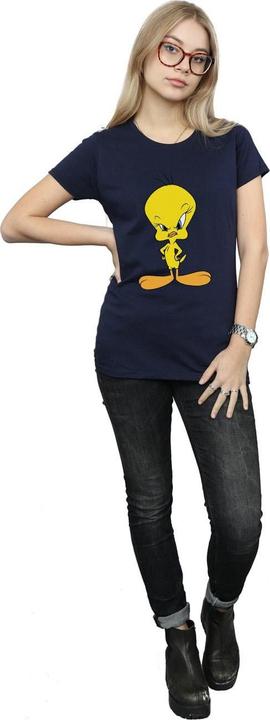 Immagine prodotto Looney Tunes Maglietta in cotone da donna/ragazzo Angry Tweety (S)